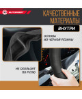 Оплетка руля AUTOPROFI (L) АР-396 BK кожа черный