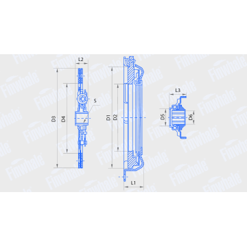 Компл сцепл ВАЗ-2123 Chevy Niva (Finwhale) СК223