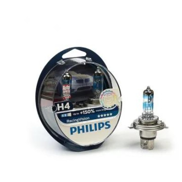 Автолампа H4 12V 60/55W (P43t) PHILIPS X-Treme Vision+150% (к-кт 2шт.)