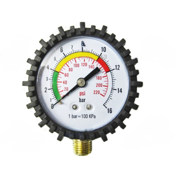 Манометр для пистолета подкачки до 16Ат (резьба 1/4")