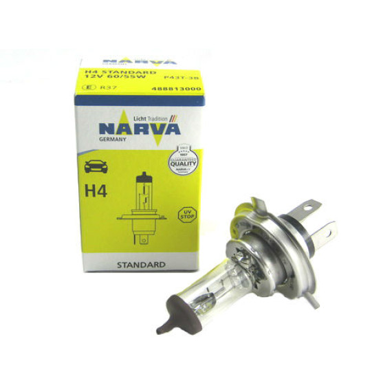 Автолампа H4 12V 60/55W (P43t) NARVA 48881