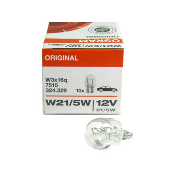 Автолампа W21/5W 12V (W3х16q) OSRAM