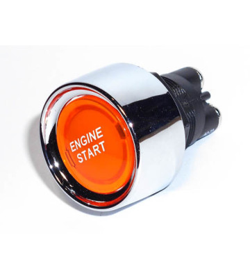 Кнопка пусковая 12V 50A (ENGINE START) оранжевая