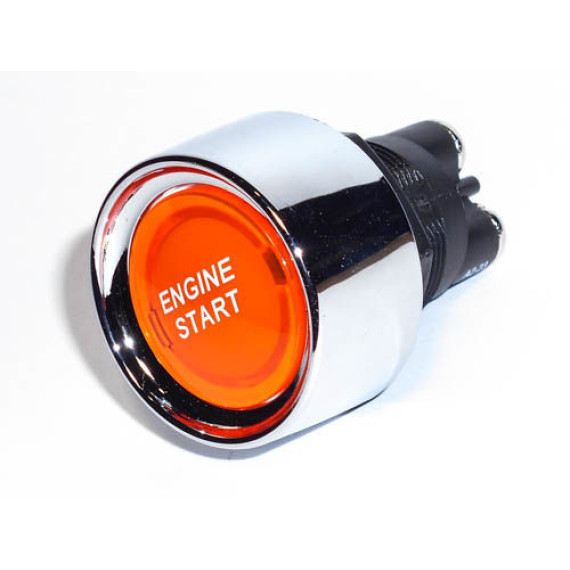 Кнопка пусковая 12V 50A (ENGINE START) оранжевая