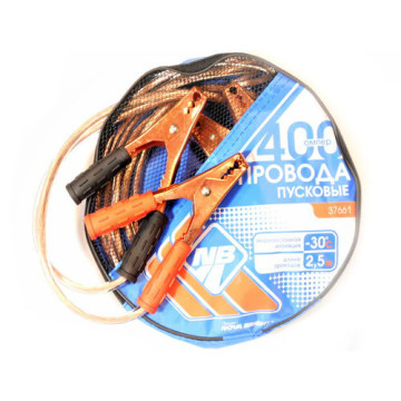 Провода стартовые 400А (2,5м.) NOVA BRIGHT силиконовые