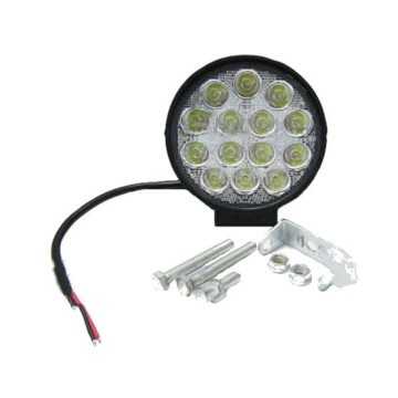 Фара светодиодная доп. света 12-24V 14SMD 42W круг ДИАЛУЧ (рассеянный свет)