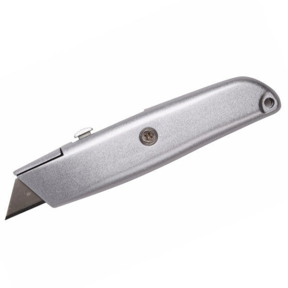 Нож с трапециевидным лезвием "металл" (12-4907) REXANT