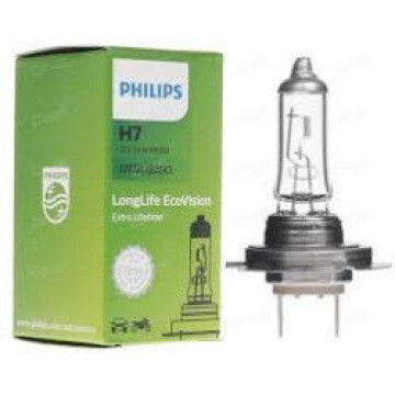 Автолампа H7 12V 55W (PX26d) PHILIPS LongLife EcoVision