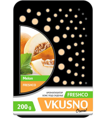 Ароматизатор под сиденье (FRESHCO) Vkusno "Дыня" AR4BX040