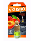 Ароматизатор подвес жидкий (FRESHCO) "Vkusno" Персик AR1VB003 дерево+стекло