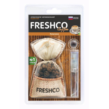 Ароматизатор подвес мешочек с кофе (Freshco) Капучино CF01