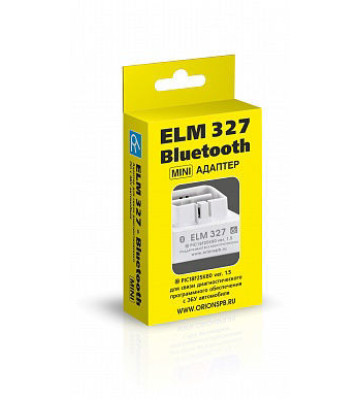 Адаптер ELM Bluetooth 327 MINI для диагностики авто