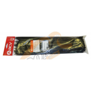 Хомут 4,8*370мм стяжка пластиковый черный (100 шт) (Лада-Имидж LECAR) RM37-1105