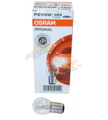 Лампа 12V21/5W (Osram) (з/ход, стоп) 2 конт (Германия)