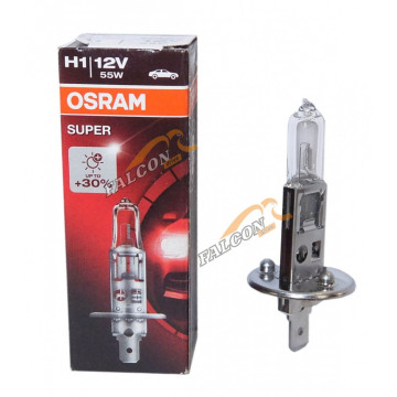 Лампа галог H1 12V55W+30% (Osram) 64150SUP P14.5s