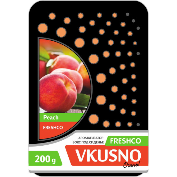 Ароматизатор под сиденье (FRESHCO) Vkusno "Персик" AR4BX070