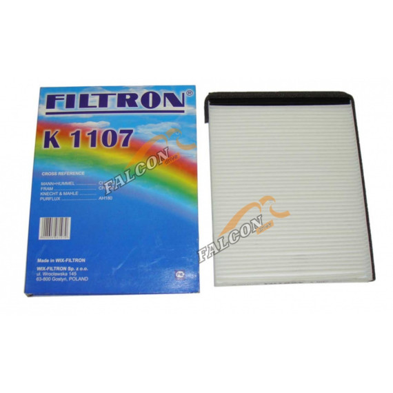 Фильтр салона (Filtron) K 1107 MANN-FILTER CU2630, KNECHT/MAHLE LA135
