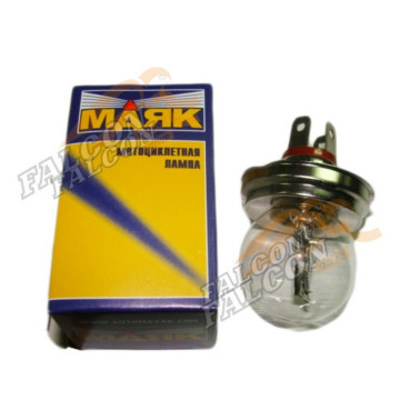 Лампа фарная 24V55/50W (Маяк) P45t 62455