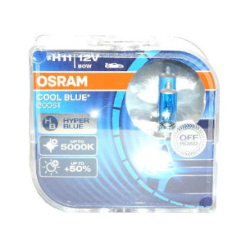 Автолампа H11 12V 75W (PGJ19-2) OSRAM Cool Blue 5500kel (к-т 2шт.)