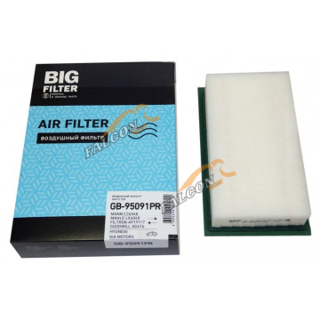 Фильтр воздушный (БИГ) GB-95091PR HYUNDAI Accent, Solaris, KIA Rio 18-