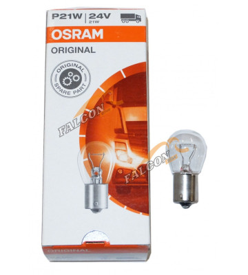 Лампа 24V P21W (Osram) (з/ход, поворотники, стоп) (Германия)