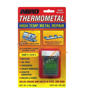 Холодная сварка ABRO Термометалл TM-185 туба 85 гр