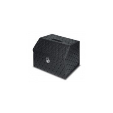 Органайзер (сумка) AUTOPREMIER в багажник (М), экокожа 3D, черный/черная нить