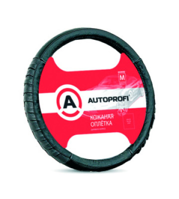 Оплетка руля AUTOPROFI (М) АР-470 кожа черн...