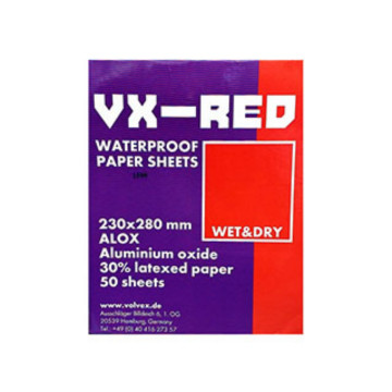 Наждачная бумага 80 водостойкая VX-RED