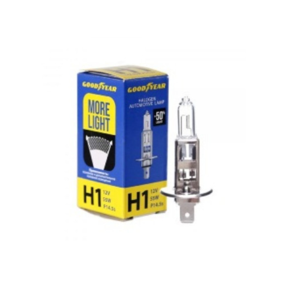 Лампа H-1 12V 55W Goodyear More Light P14,5s