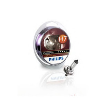 Лампа H-7 12V 55W+60% PHILIPS VISION PLUS 2 шт.