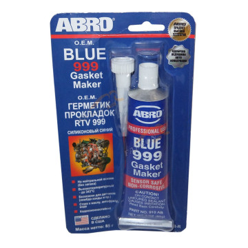 Формирователь прокладок термостойкий синий 85 гр (ABRO) 999 силиконовый