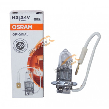 Лампа галог H3 24V70W (Osram) 64156 PK22s