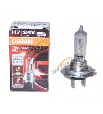 Лампа галог H7 24V70W+100% (Osram) TRUCKSTAR PRO 64215TSP PX26d