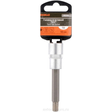 Головка со вставкой Torx T50 1/2" (АвтоДело) Professional удлин (11273) 39250