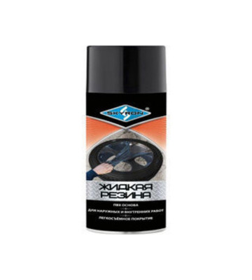 Жидкая резина черная SKYRON 520мл аэрозоль