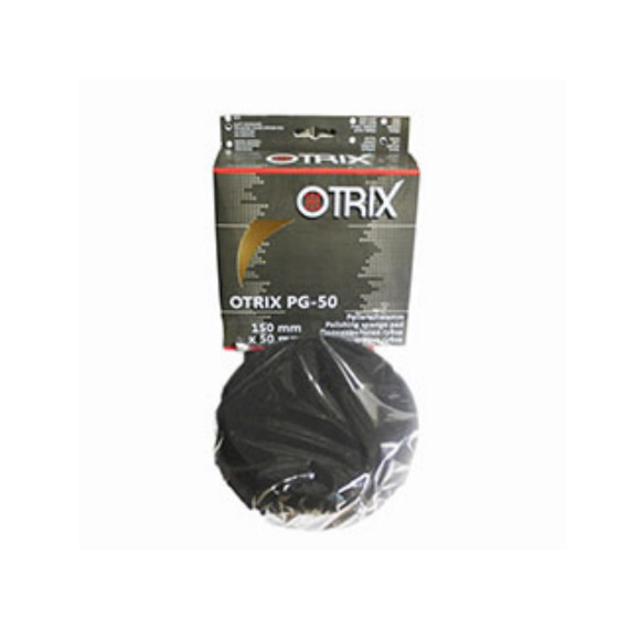 Губка полировальная OTRIX на липучке мягкая чернаяя PG-50-04