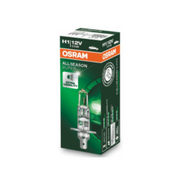 Лампа H-1 12V 55W+30% ALLSEASON SUPER OSRAM