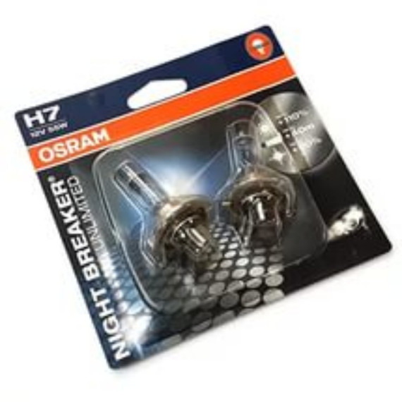 Лампа H-7 12V 55W NIGHT BREAKER UNLIMITED OSRAM (к-т 2шт.)