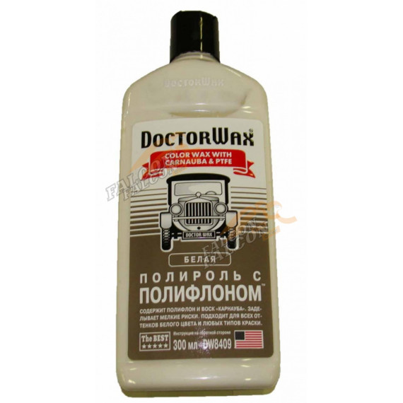 Полироль кузова цветная белый 300 мл (Doctor Wax) DW8409