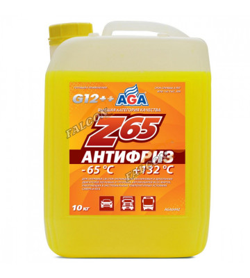 Антифриз AGA-65 10кг (AGA044z) (жёлтый)
