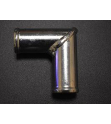 Трубка удлинителя (переходник шлангов) D20 мм угловой (крашеная/цинк)