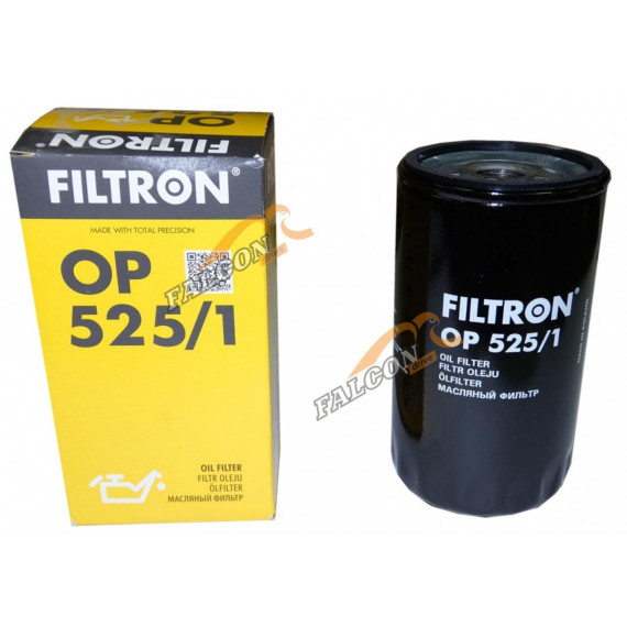 Фильтр масляный (Filtron) OP525/1 MANN-FILTER W7301, KNECHT/MAHLE 221