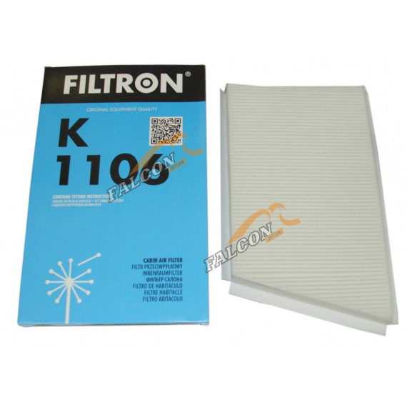 Фильтр салона (Filtron) K 1106 MANN-FILTER CU3461, KNECHT/MAHLE LA129