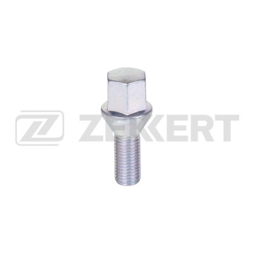 Болт колесный конус M12 x 1 5 длина резьбы 24 ключ 17 Цинк