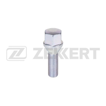 Болт колесный конус M12 x 1 25 длина резьбы 30 ключ 19 Цинк