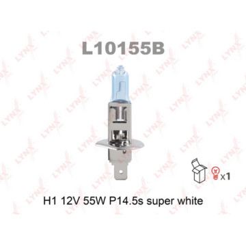 Лампа галогенная H1 12V 55W P14.5S SUPER WHITE