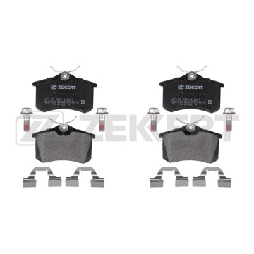 Колодки торм. диск. задн.с монтажным ком-м. Audi A4 III 00- A6 II 97- Passat II-IV 84- Skoda Octa