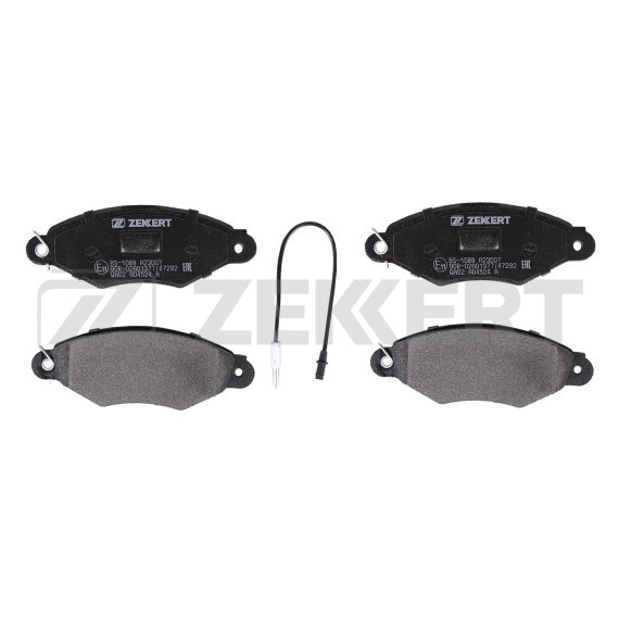 Колодки торм. диск. передн. с датчиком Renault Kangoo 97- Nissan Kubistar (X76) 03-