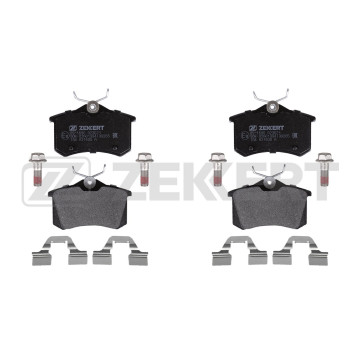 Колодки торм. диск. задн. Citroen C3 II 09- C3 Picasso 09- DS3 09- Peugeot 207 06- 207 CC 07- 2